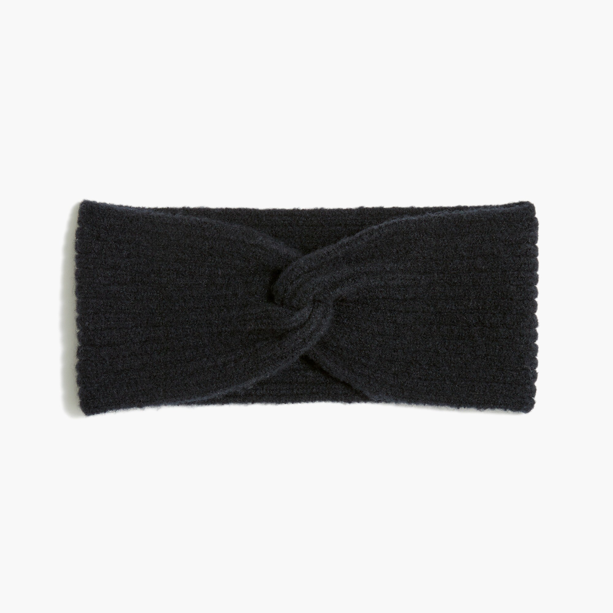 Twist headband in extra-soft yarn