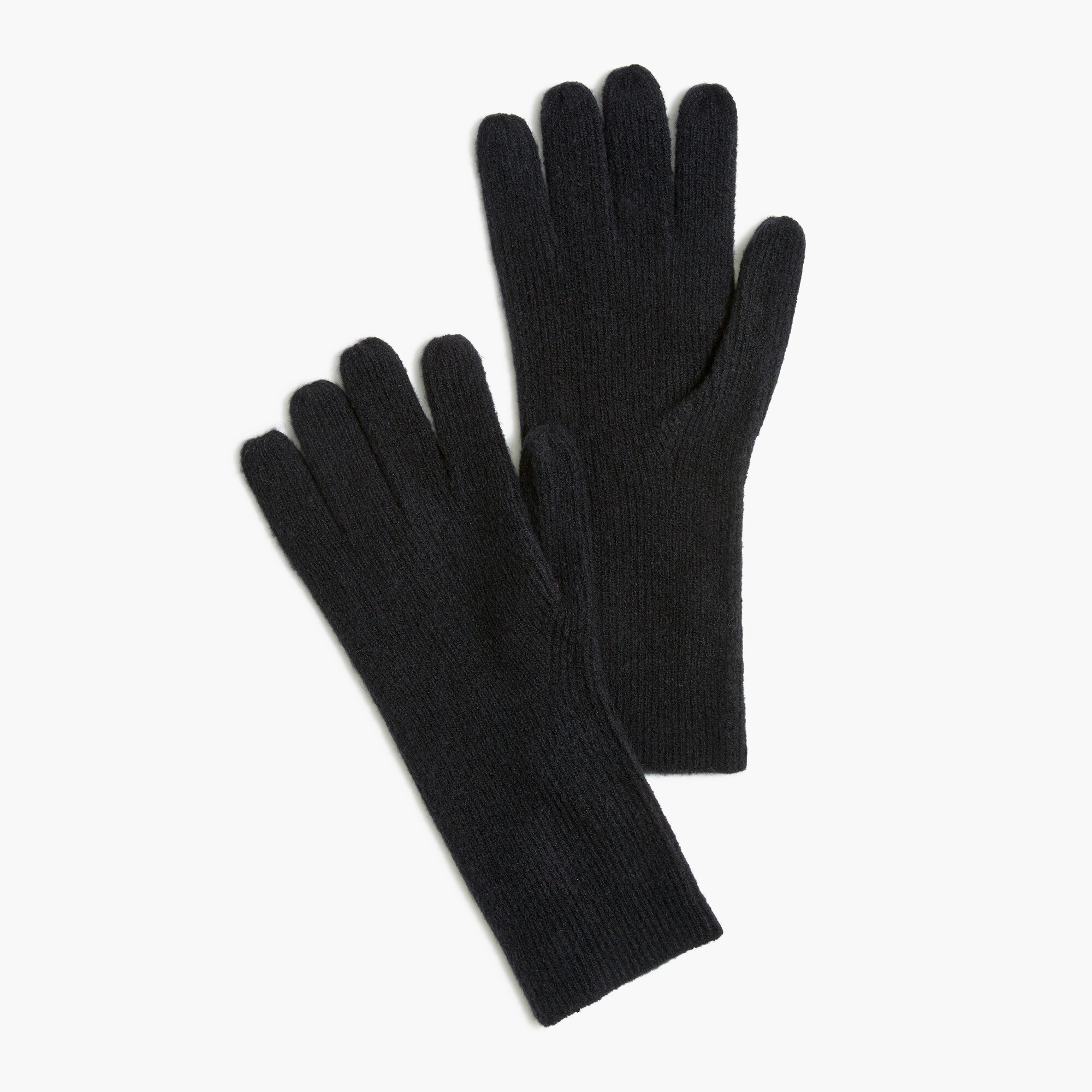 Long gloves in extra-soft yarn