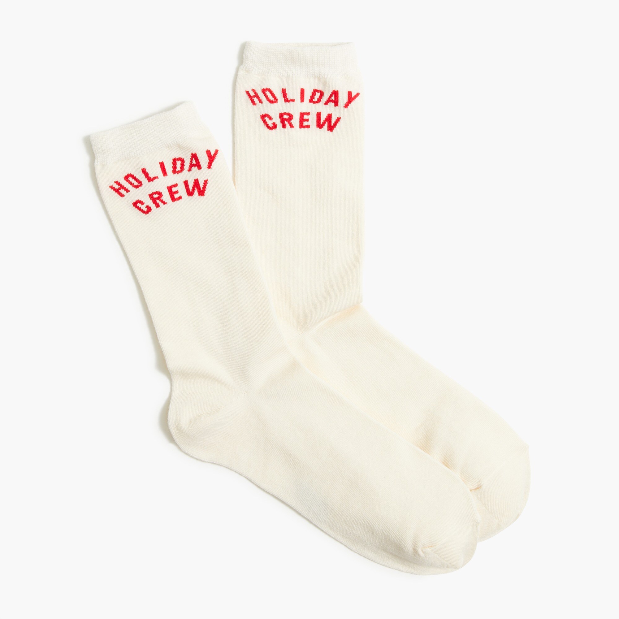 Holiday crew trouser socks