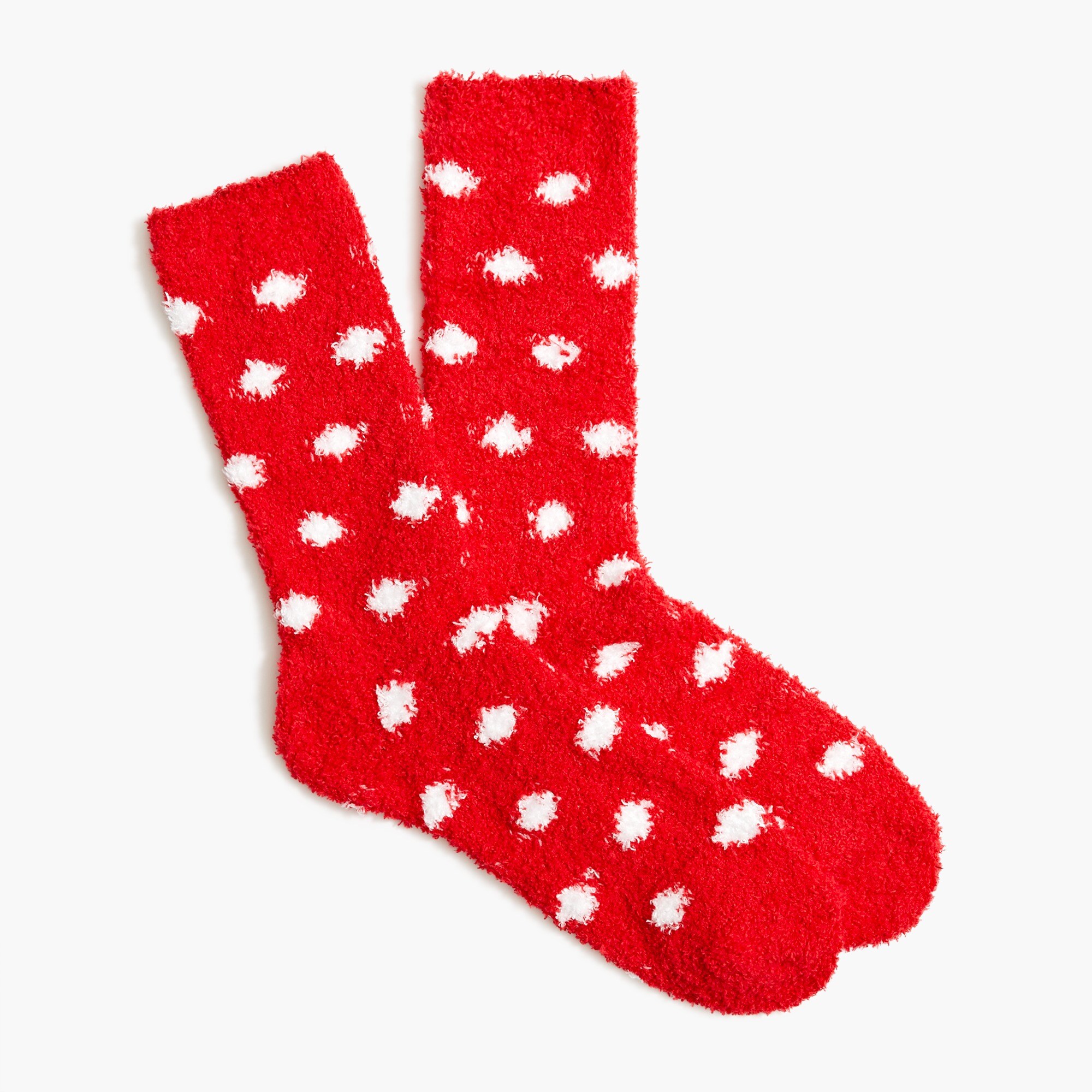 Polka-dot cozy socks