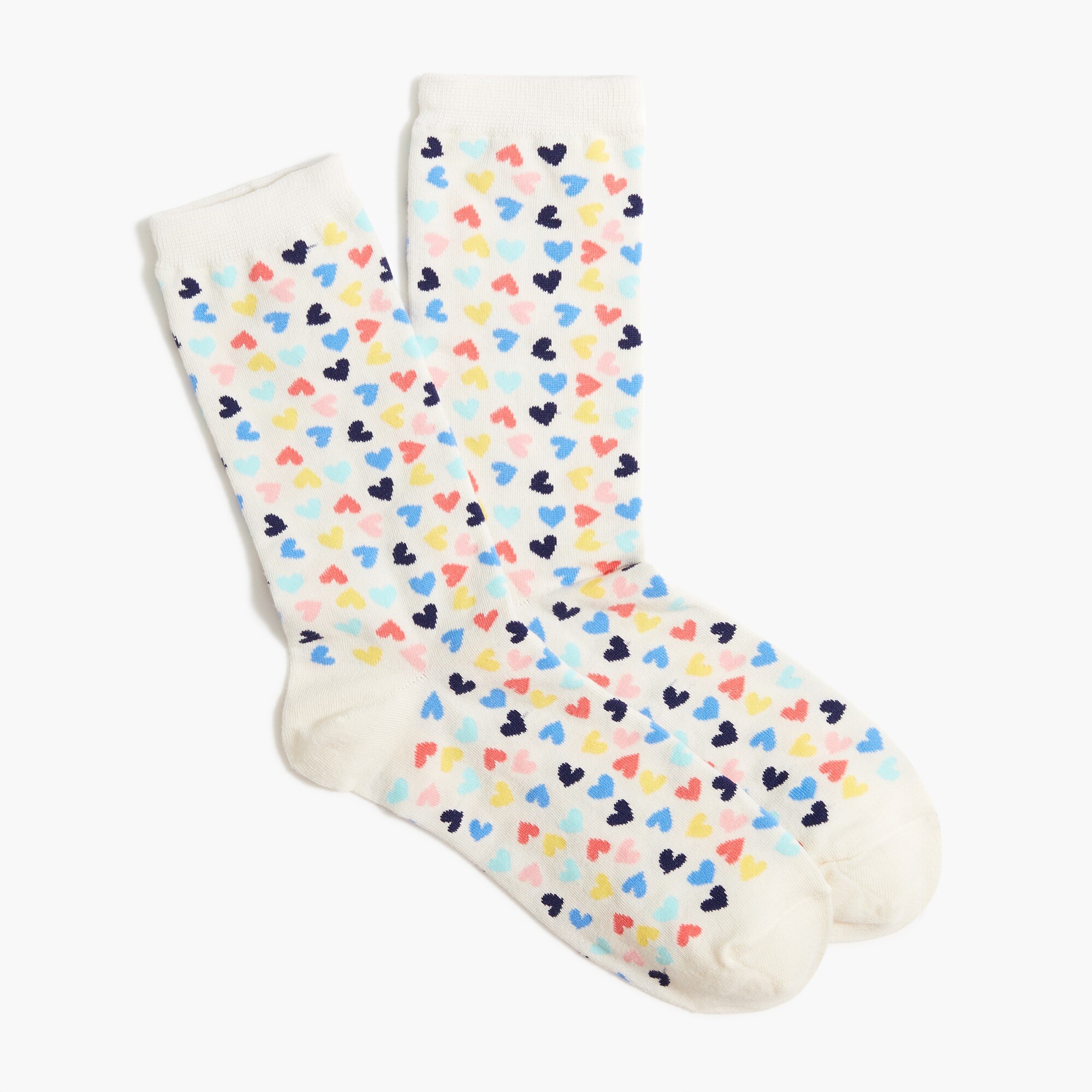 Hearts trouser socks