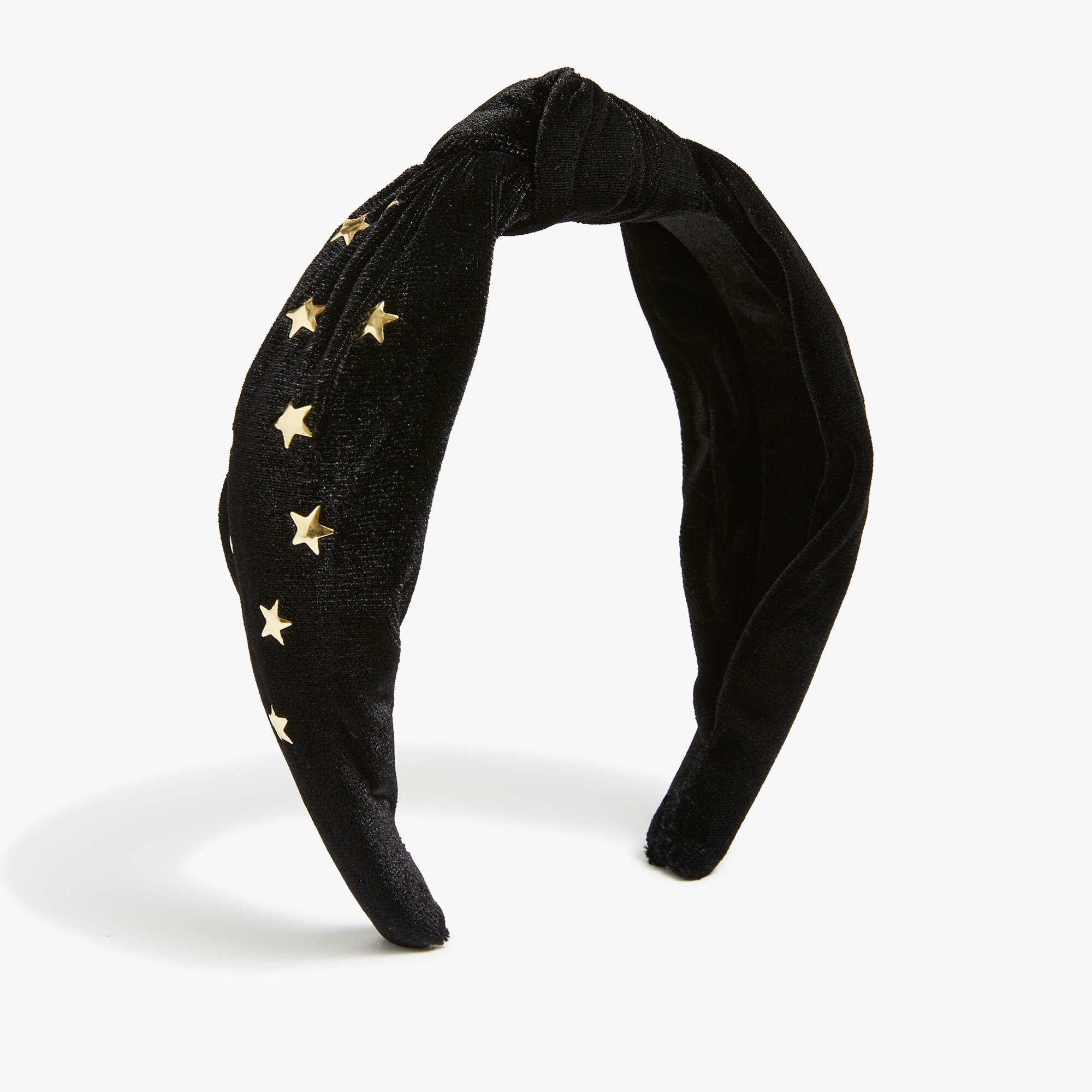 Velvet star embellished knot headband