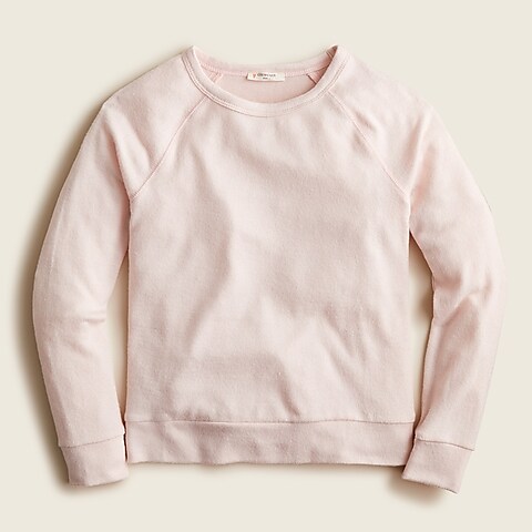  Girls' soft crewneck sweatshirt