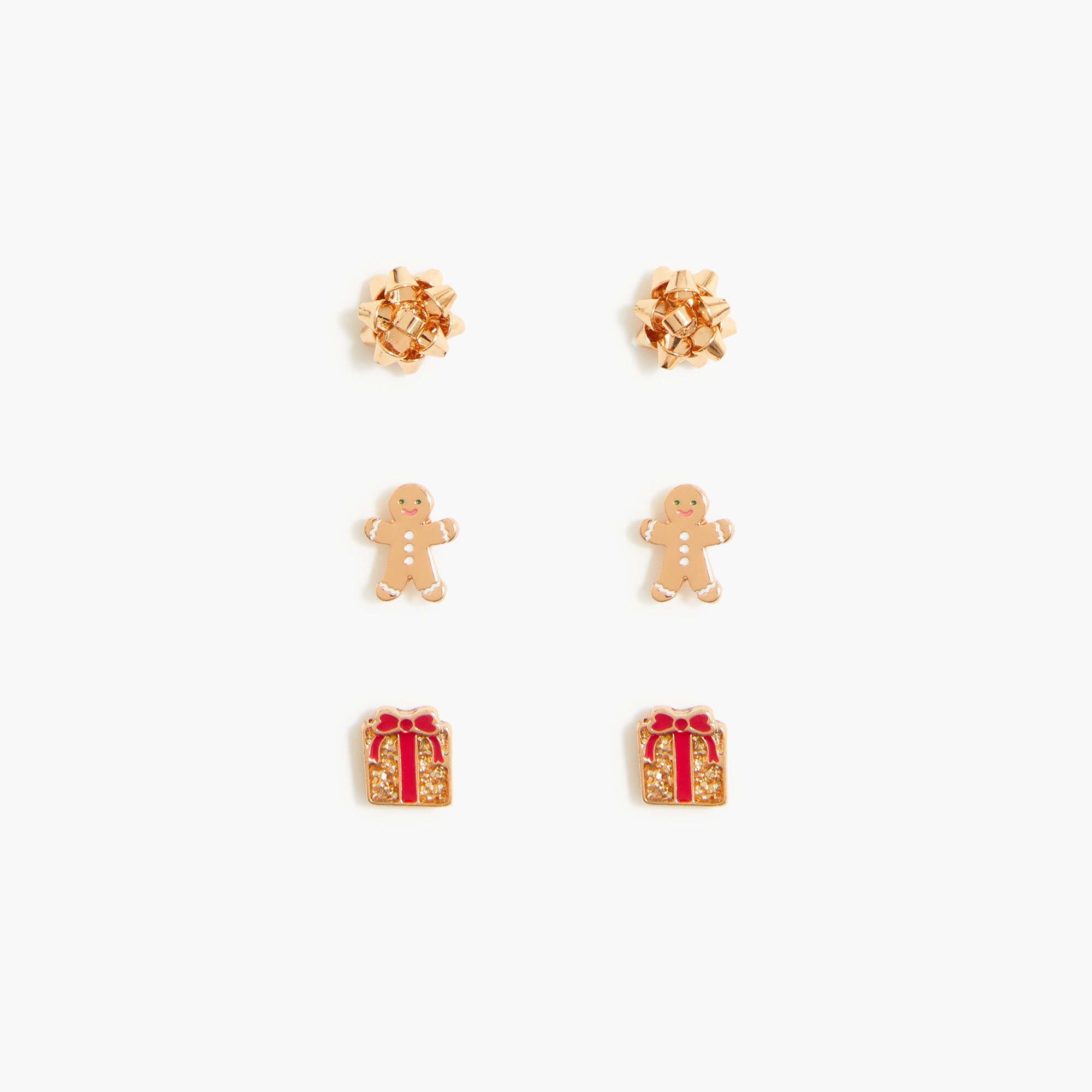 Girls' bow earring pack