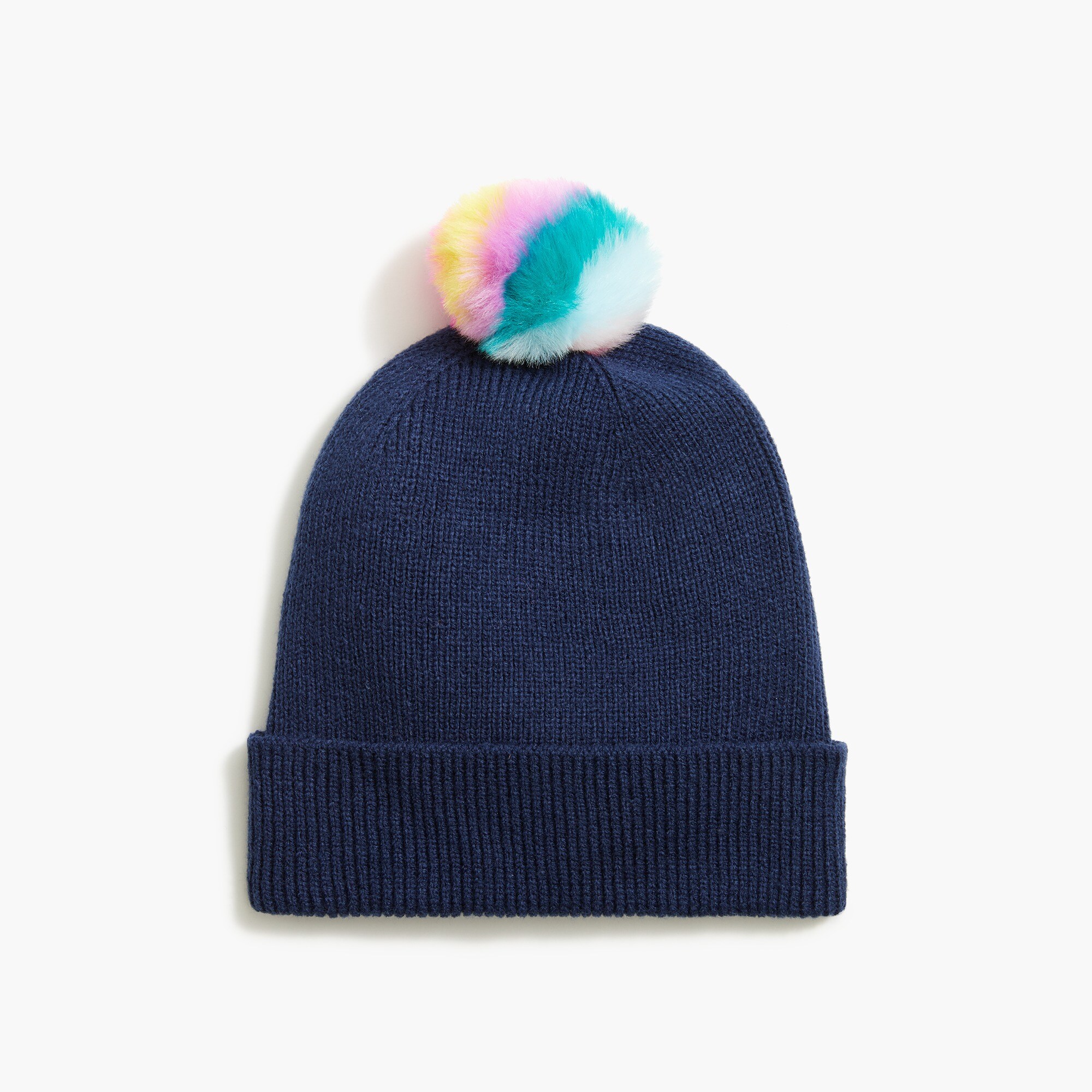 J.Crew Space Dyed Pom-Pom Beanie Fair Isle Pom-pom Beanie For Women | J.Crew main image 4