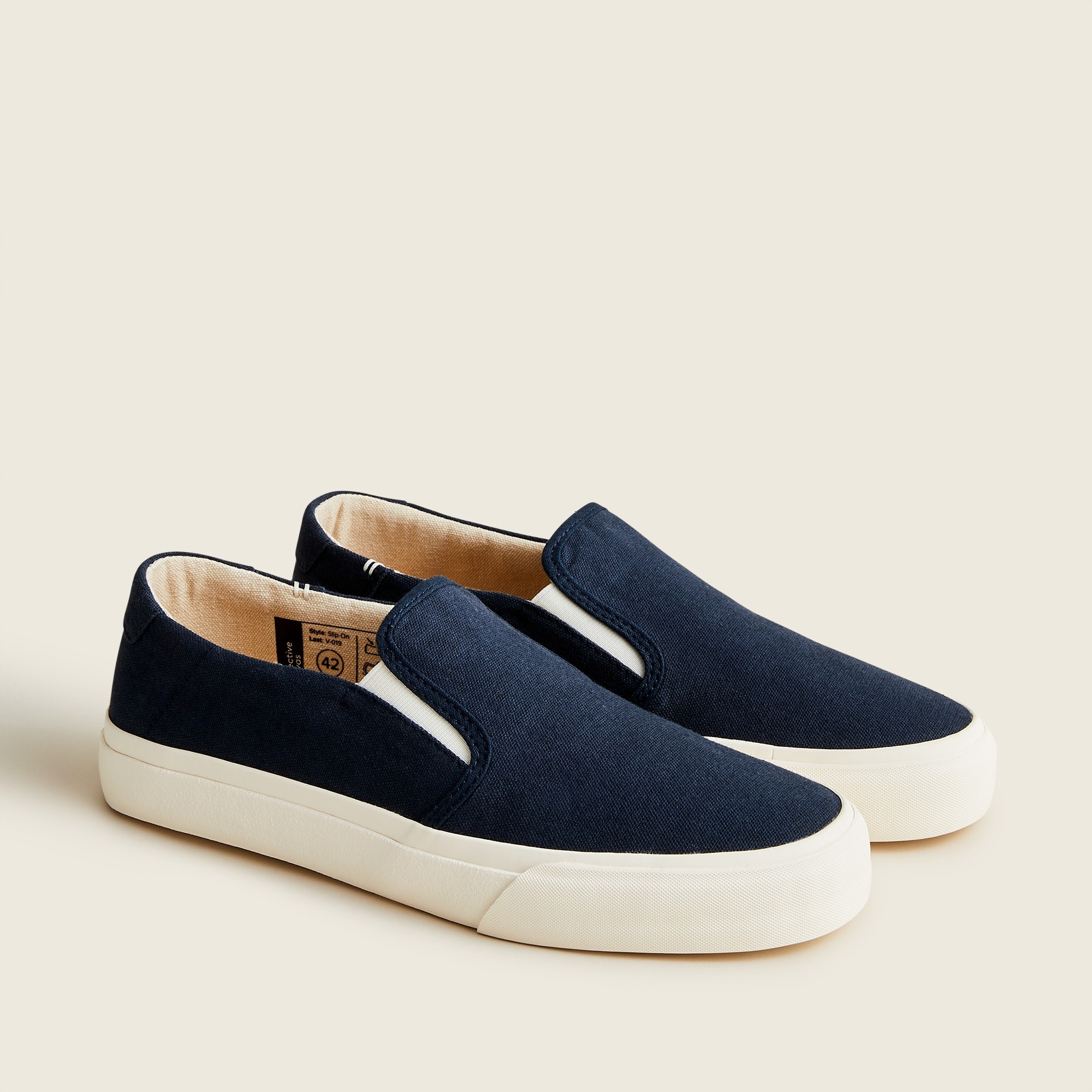 Collective Canvas slip-on sneakers