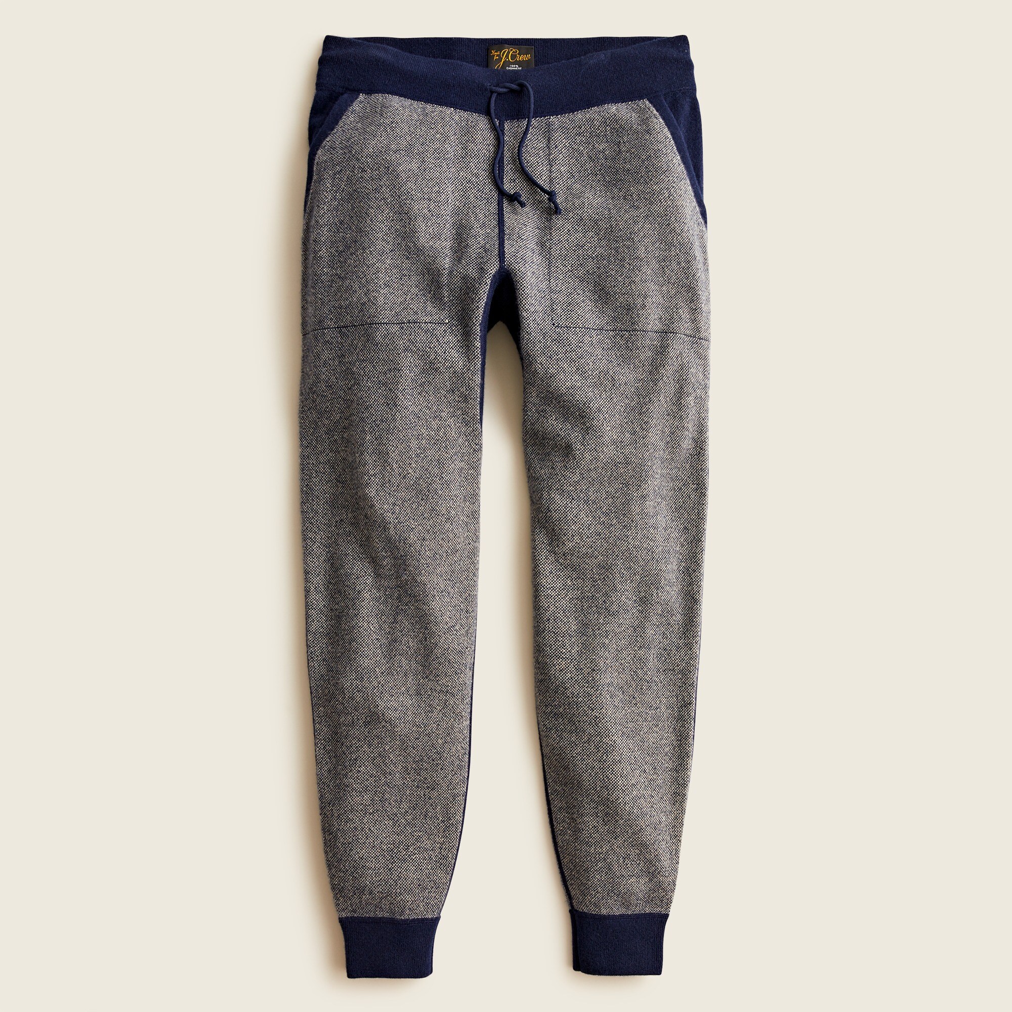 J.Crew Cashmere Jogger Pant In Bird s Eye For Men