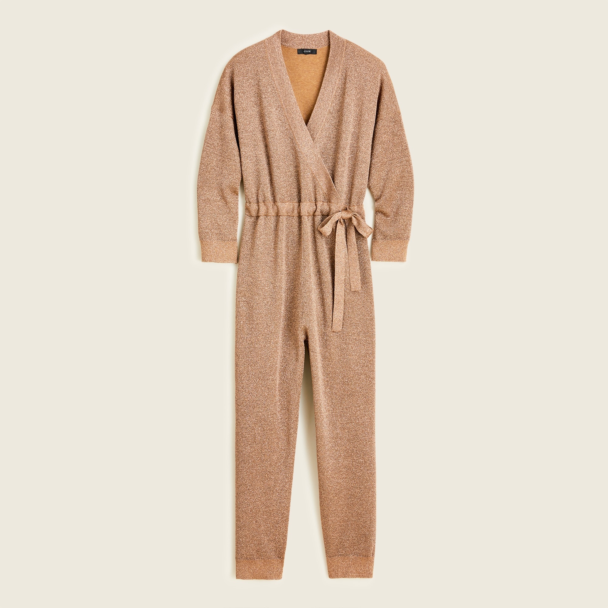 J.Crew Lurex Wrap Sweater jumpsuit For Women