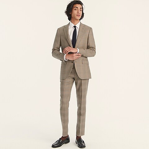 mens Ludlow Slim-fit suit jacket in English cotton-wool
