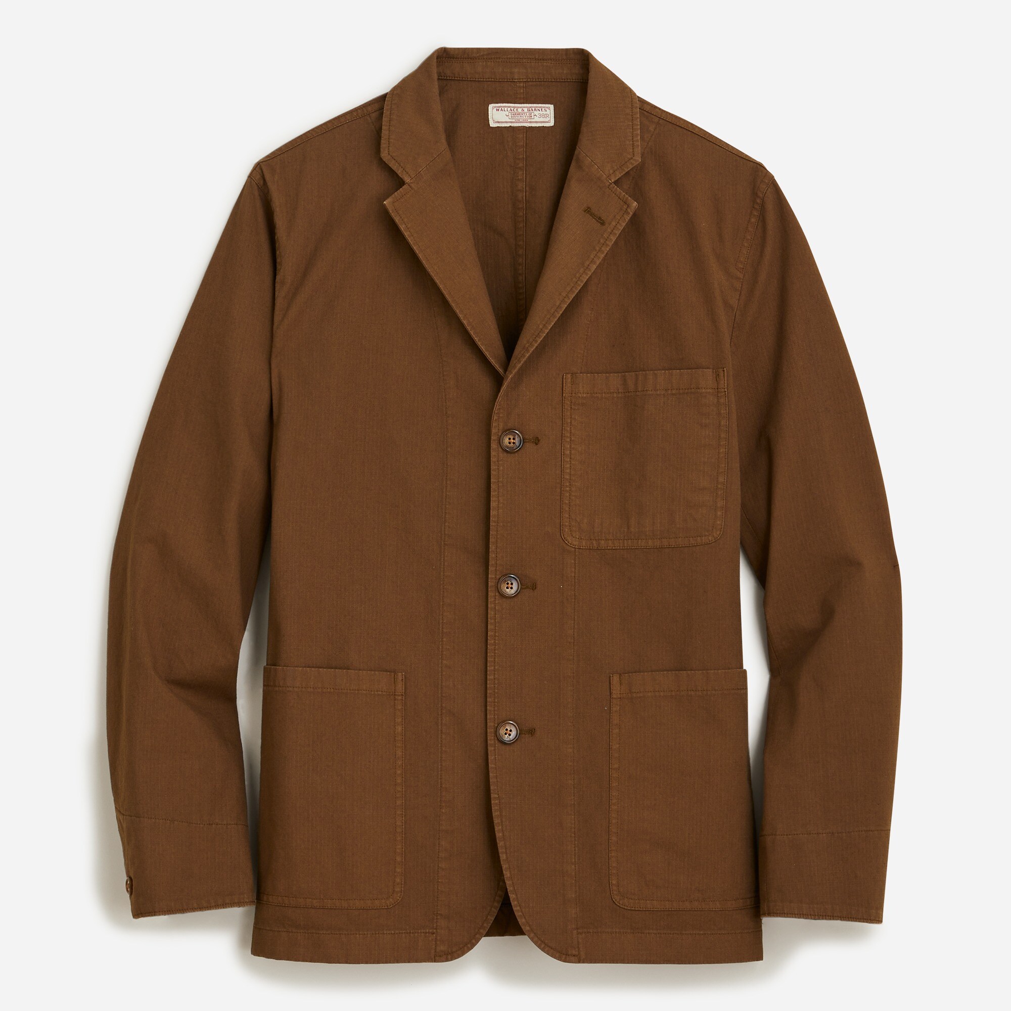 Wallace & Barnes chore blazer in Italian stretch cotton blend