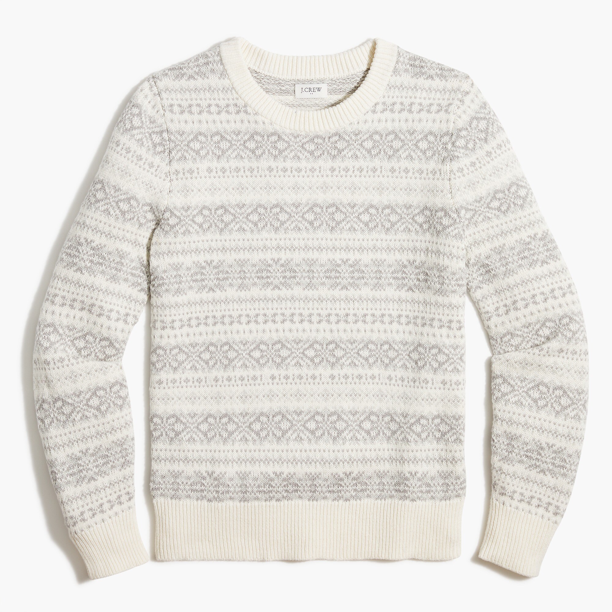 Factory: Fair Isle Crewneck Sweater For Women