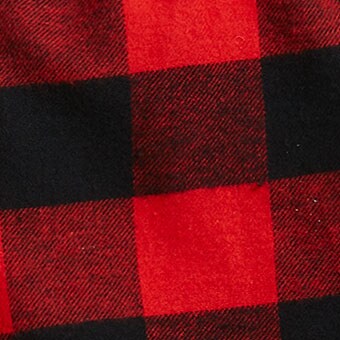 Yarn-dyed flannel pajama boxers ANTIQUE NAVY ELECTRIC R factory: yarn-dyed flannel pajama boxers for women