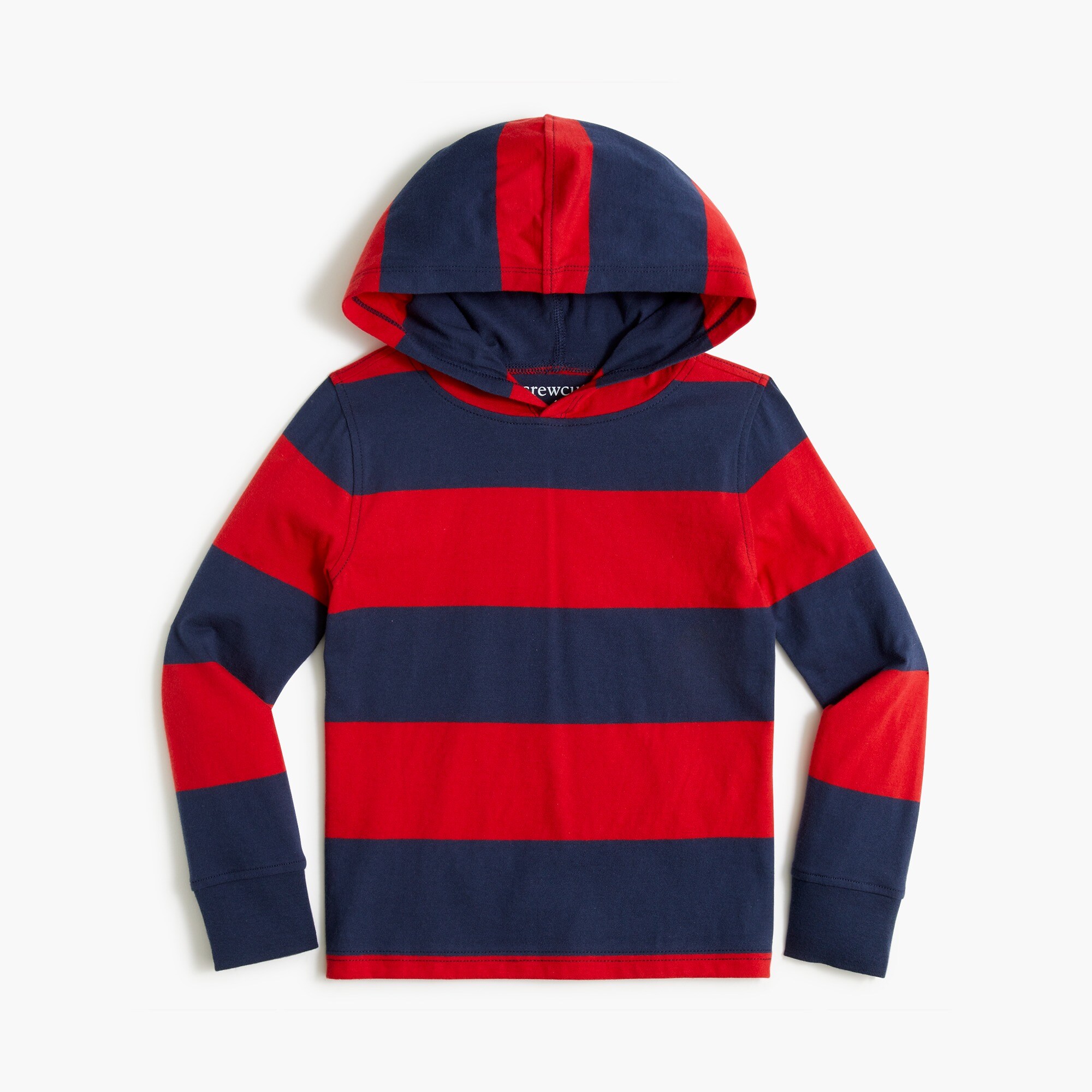 Boys' long-sleeve rugby jersey hoodie tee