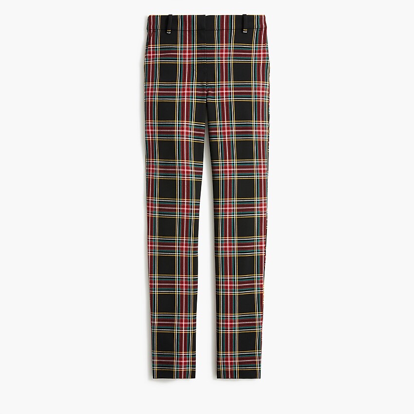 factory: full-length ruby pant in stewart tartan for women, right side, view zoomed
