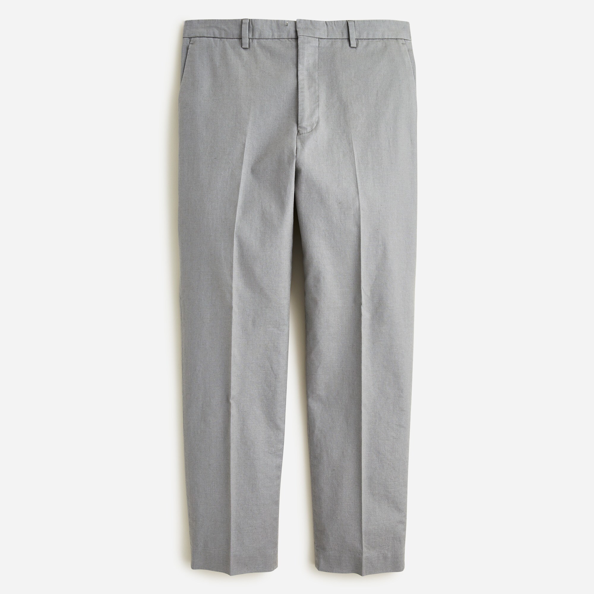 Classic-fit stretch hemp-organic cotton blend suit pant