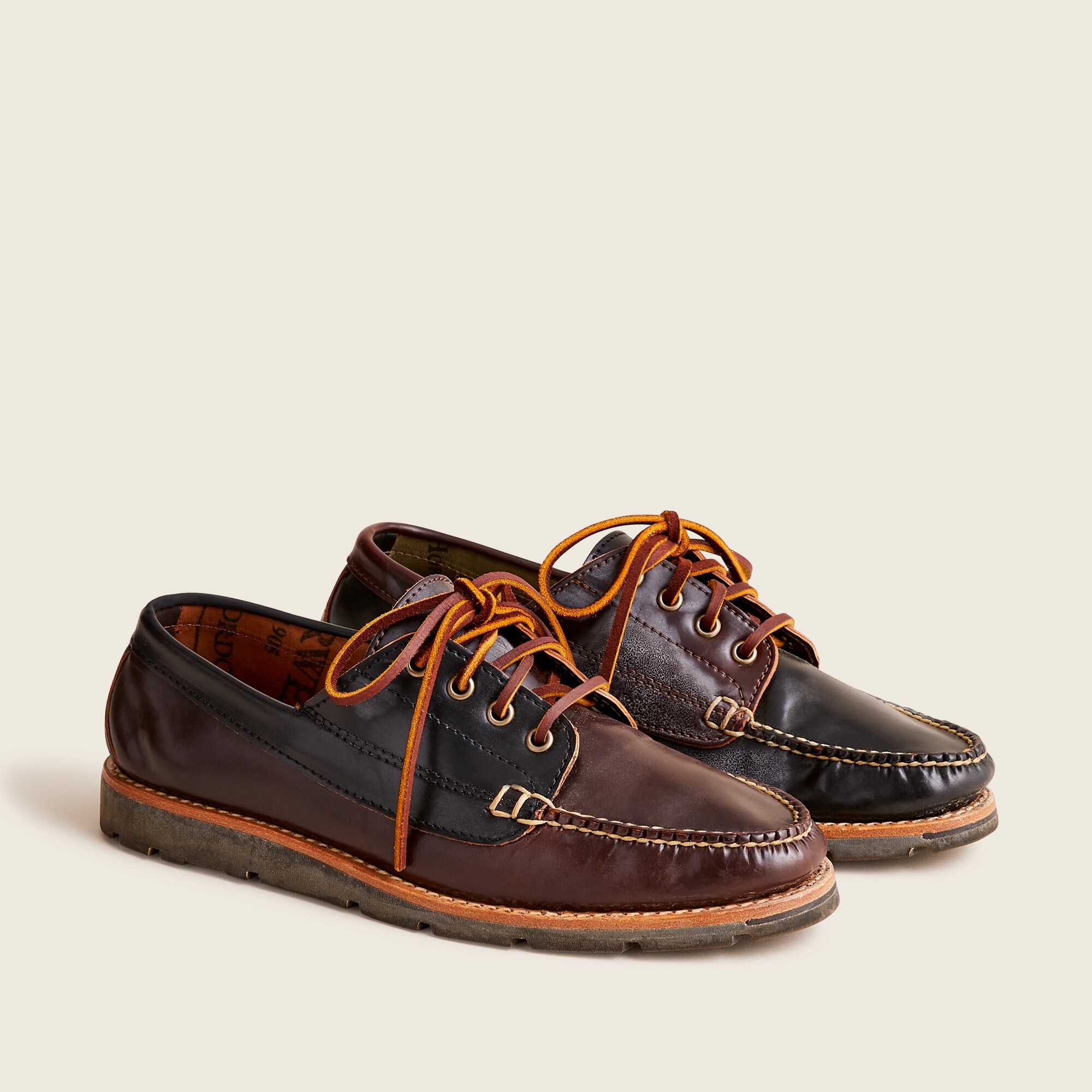 Rancourt & Co. X J.Crew Baxter ranger-mocs in shell cordovan
