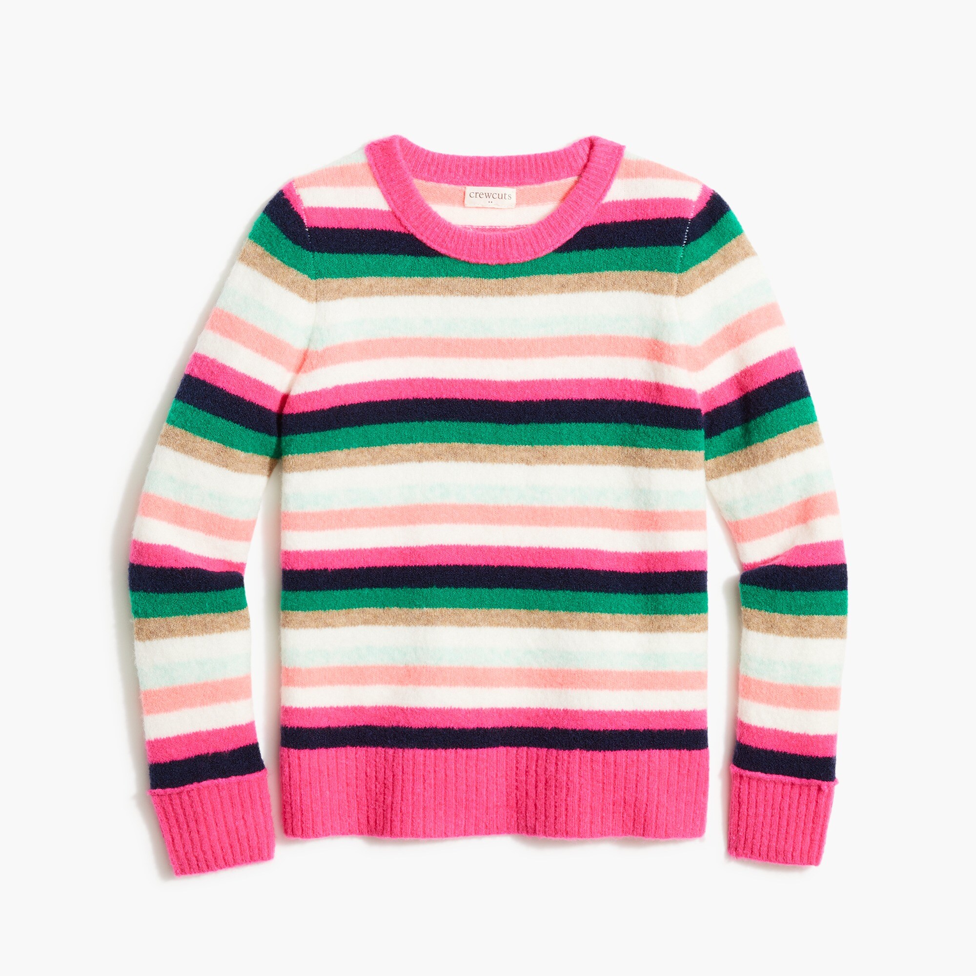 girls' multistripe tunic sweater for girls