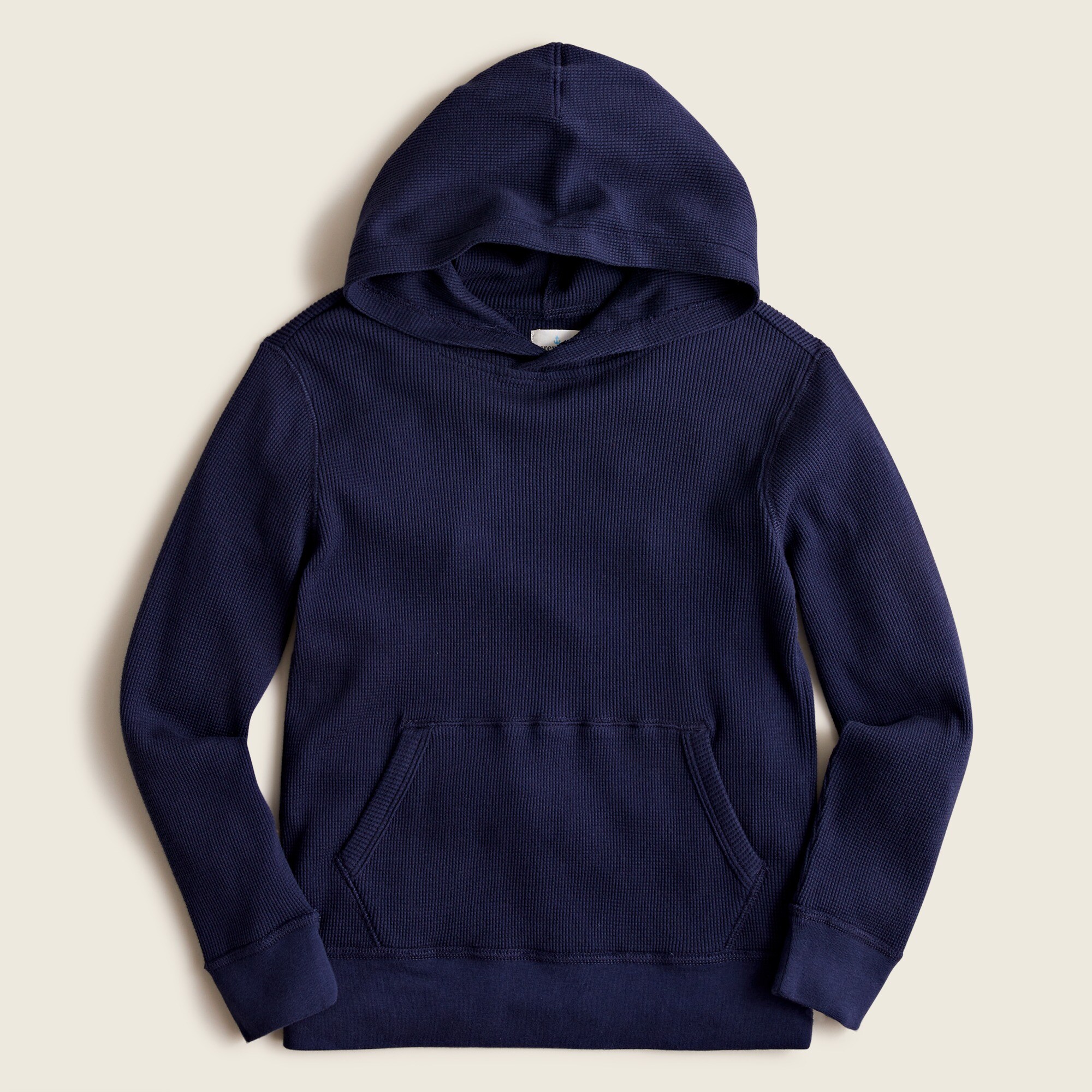Boys' Long-sleeve Waffle Hoodie For Boys | J.Crew