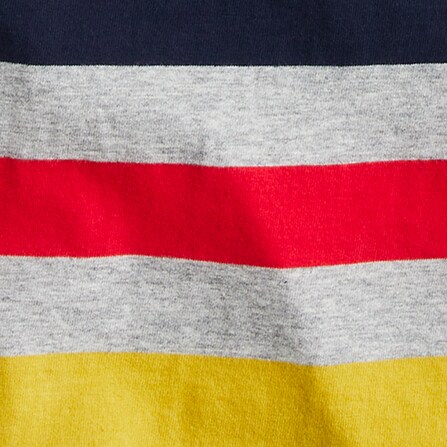 Kids' long-sleeve elbow-patch T-shirt in stripe GREY HTR MULTI j.crew: kids' long-sleeve elbow-patch t-shirt in stripe for boys
