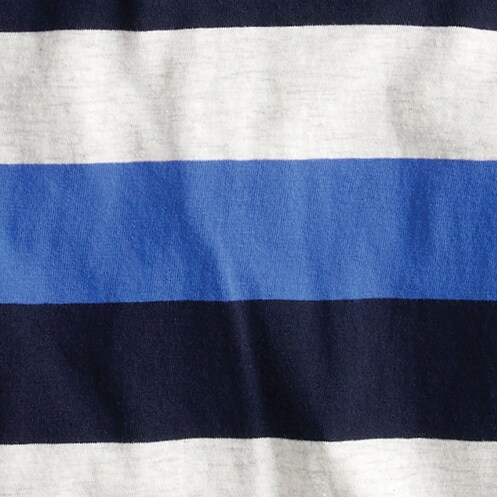 Kids' long-sleeve elbow-patch T-shirt in stripe GREY HTR MULTI j.crew: kids' long-sleeve elbow-patch t-shirt in stripe for boys