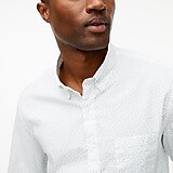 Slim Untucked Printed flex casual shirt