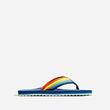 Kids' rainbow strappy flip-flops