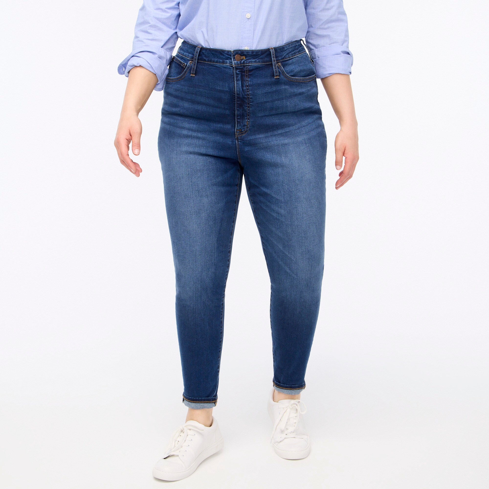 Curvy 10" high-rise skinny jean in signature stretch
