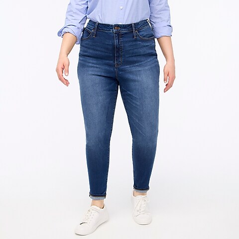 womens Curvy 10" highest-rise skinny jean in signature stretch