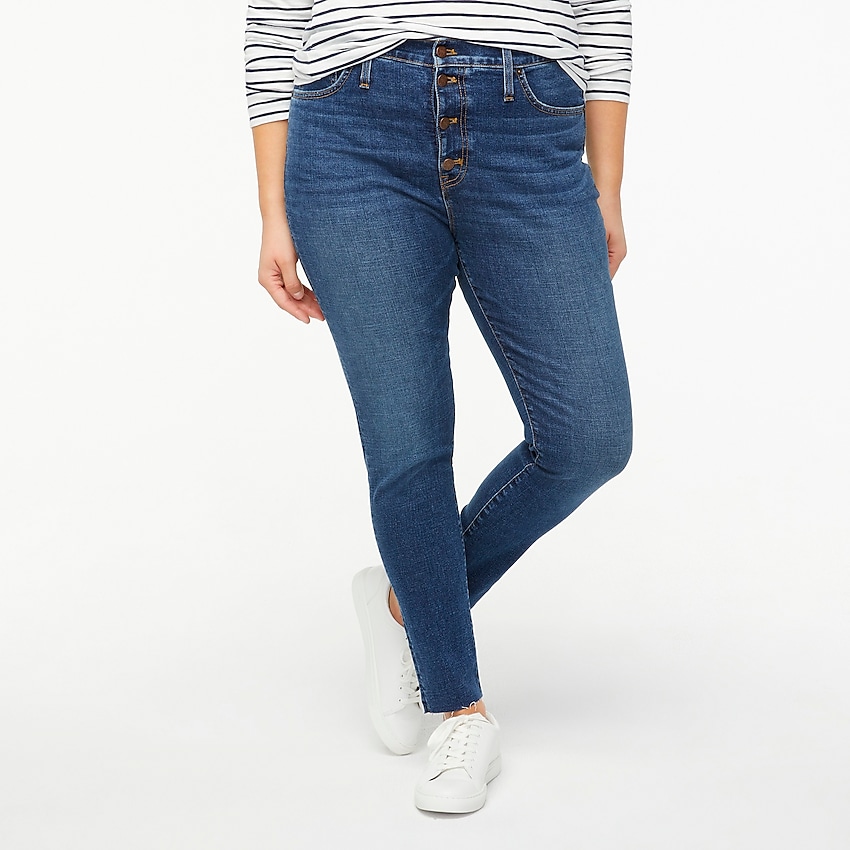 factory: 10" high-rise skinny jean in signature stretch for women, right side, view zoomed