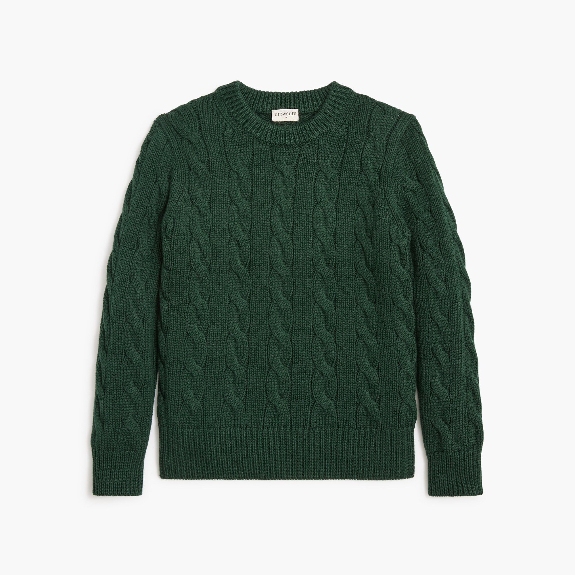 boys Boys' cable crewneck sweater