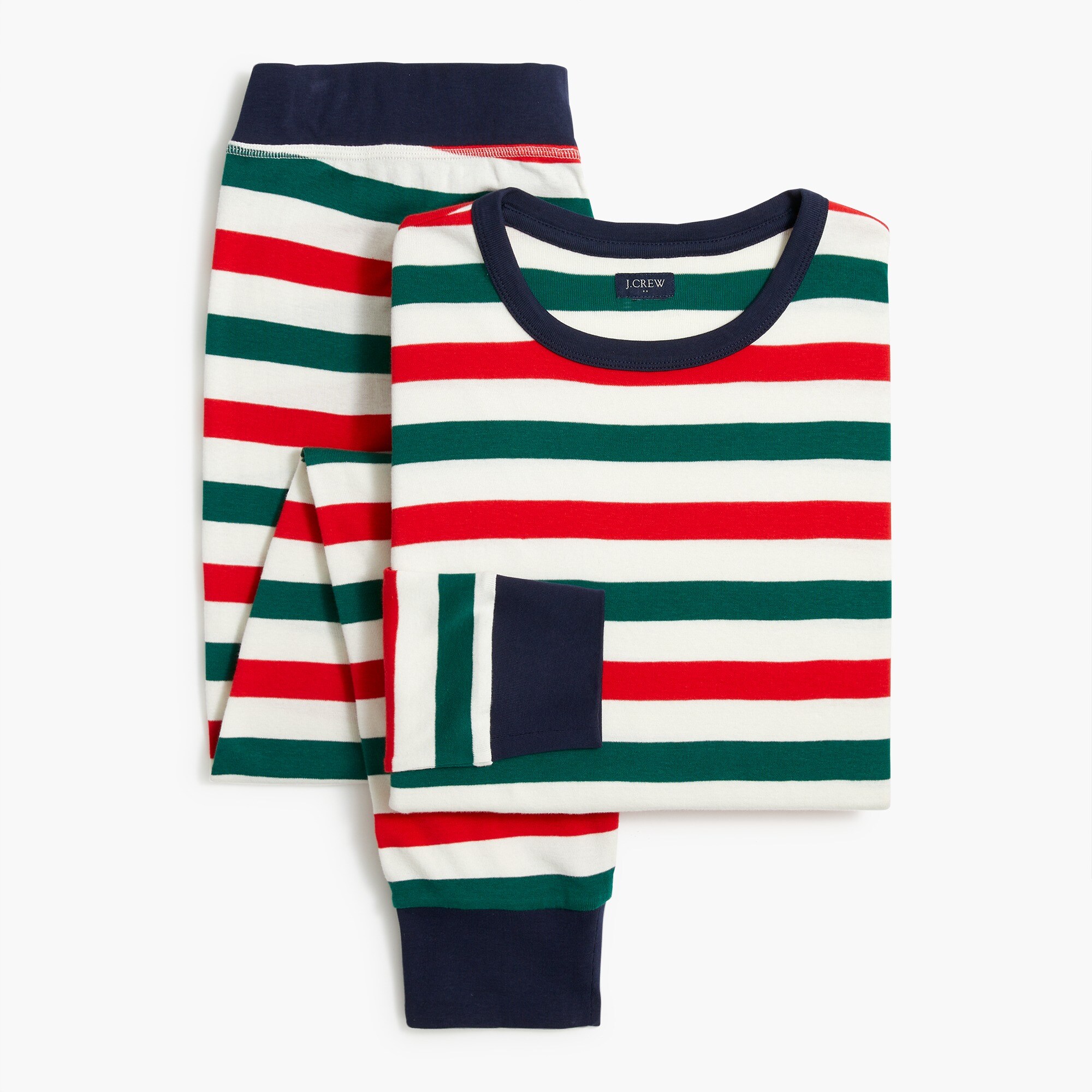 men's striped pajama set for men