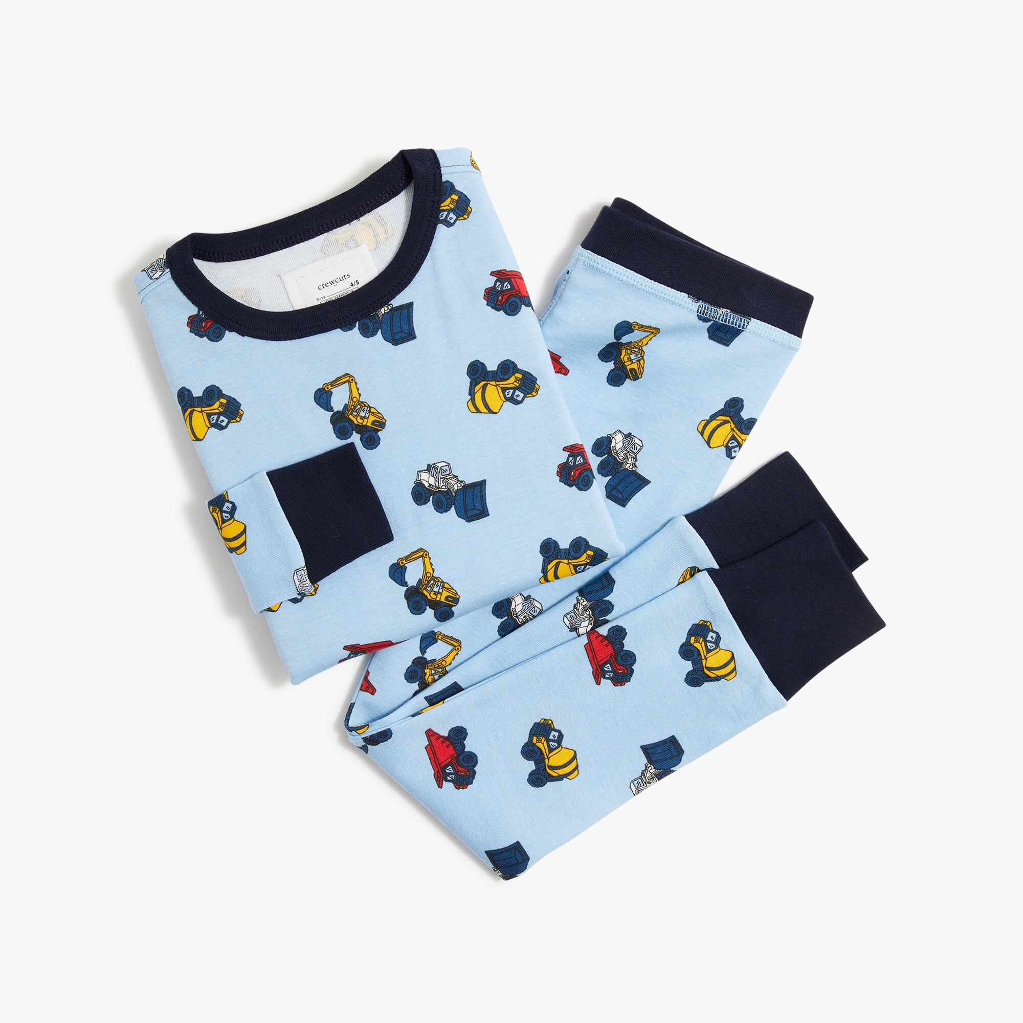 Kids' trucks pajama set