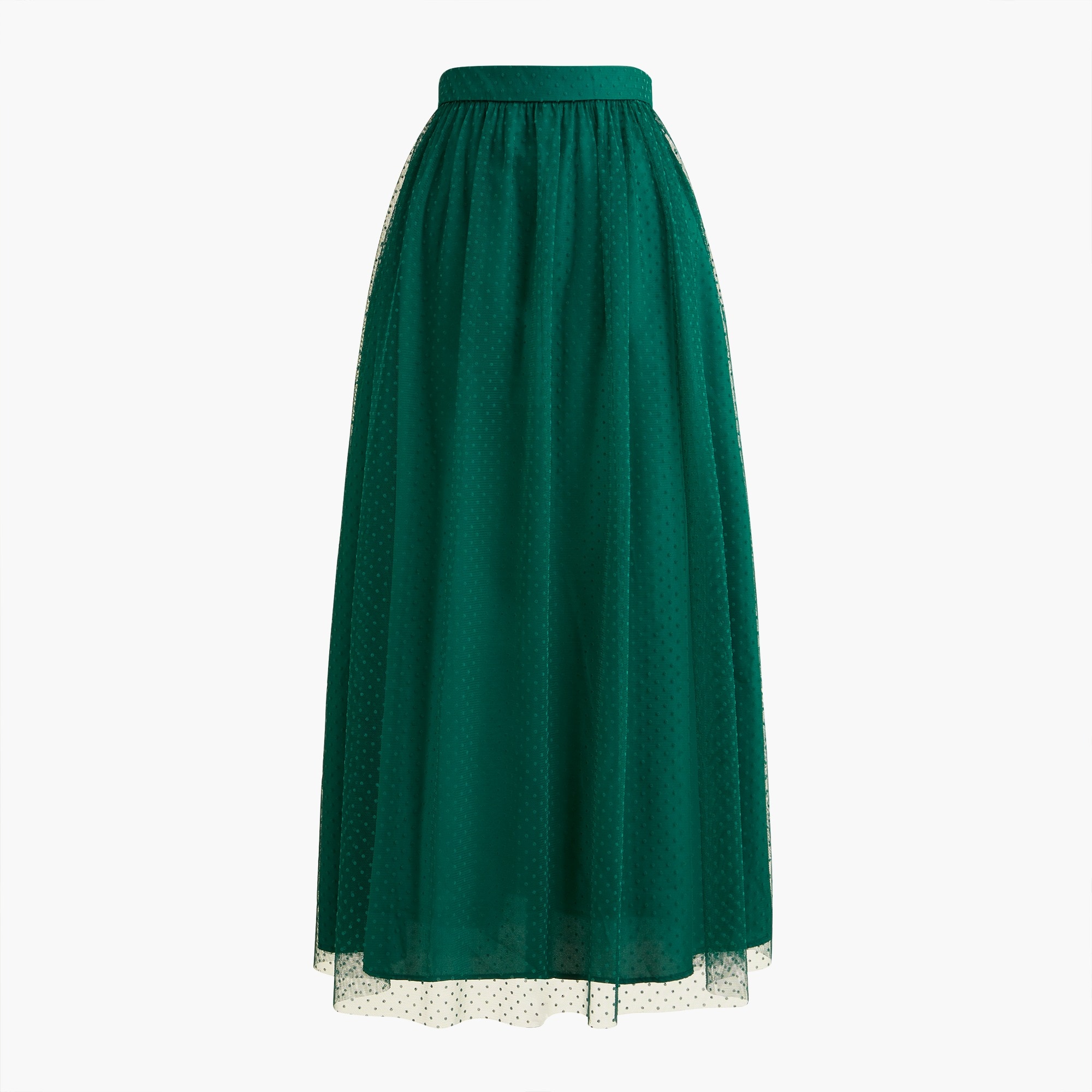 Tulle midi skirt