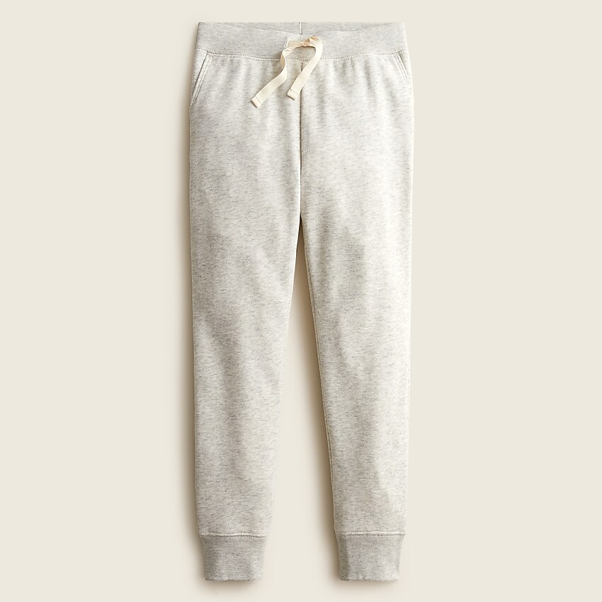 j.crew: girls' sweatpant in french terry for girls, right side, view zoomed