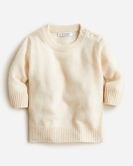 babys Limited-edition baby cashmere button-detail crewneck sweater