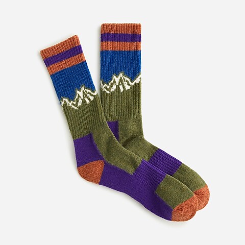 mens Nordic socks in wool blend
