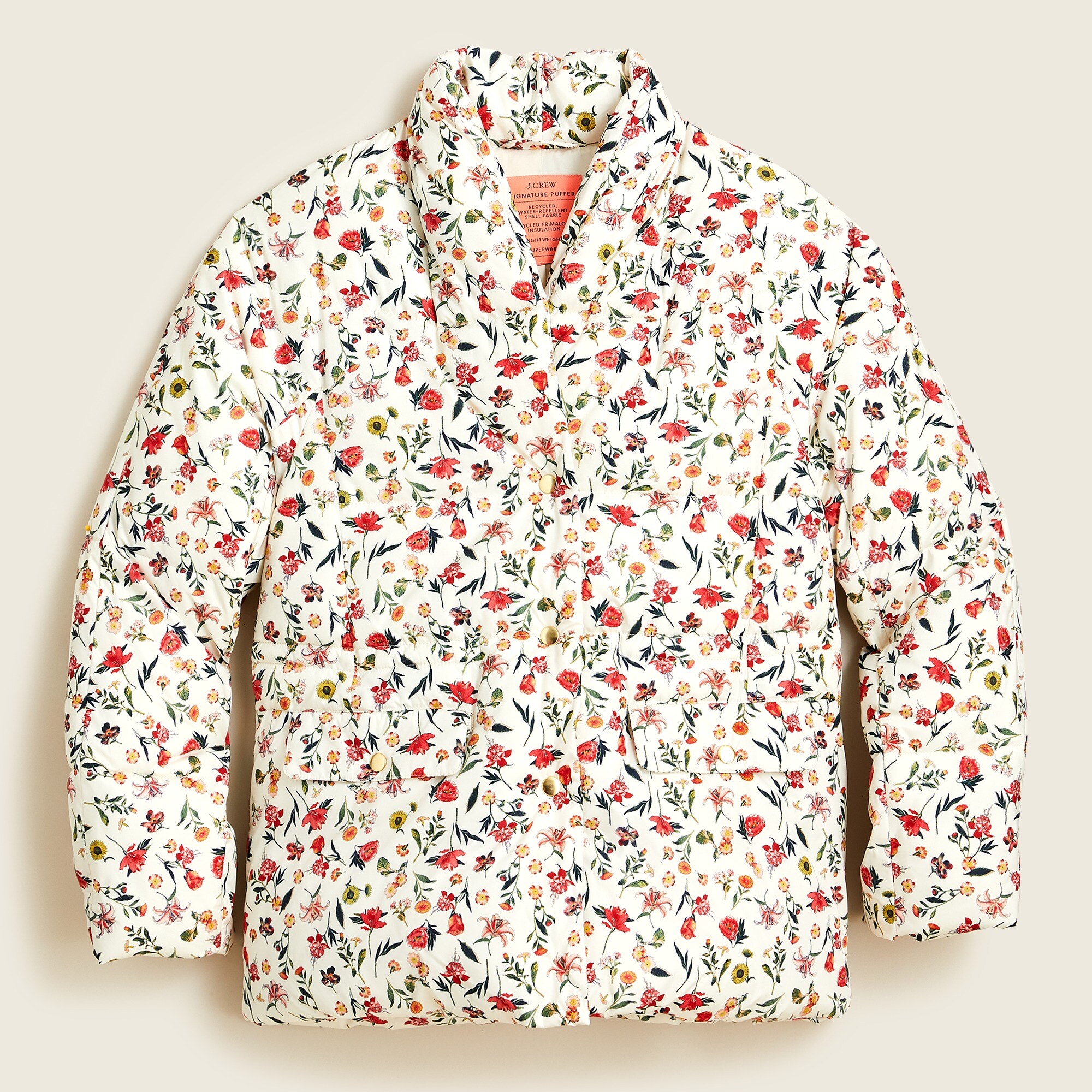 Alps puffer jacket with PrimaLoft® in vintage floral