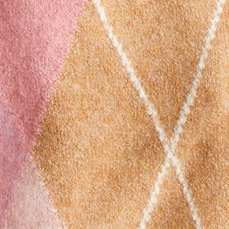Argyle cardigan sweater in Supersoft yarn CAMEL PEONY j.crew: argyle cardigan sweater in supersoft yarn for women