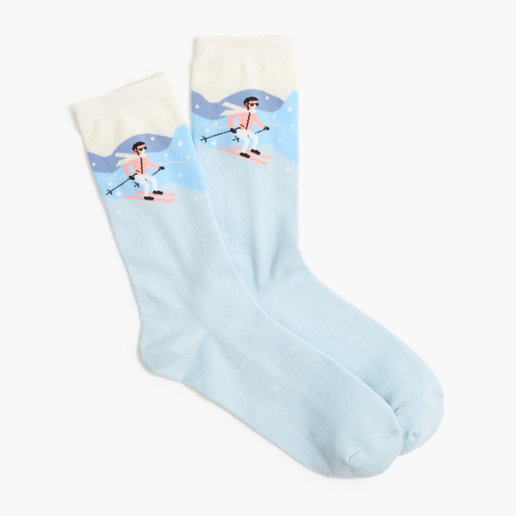 Winter skier trouser socks
