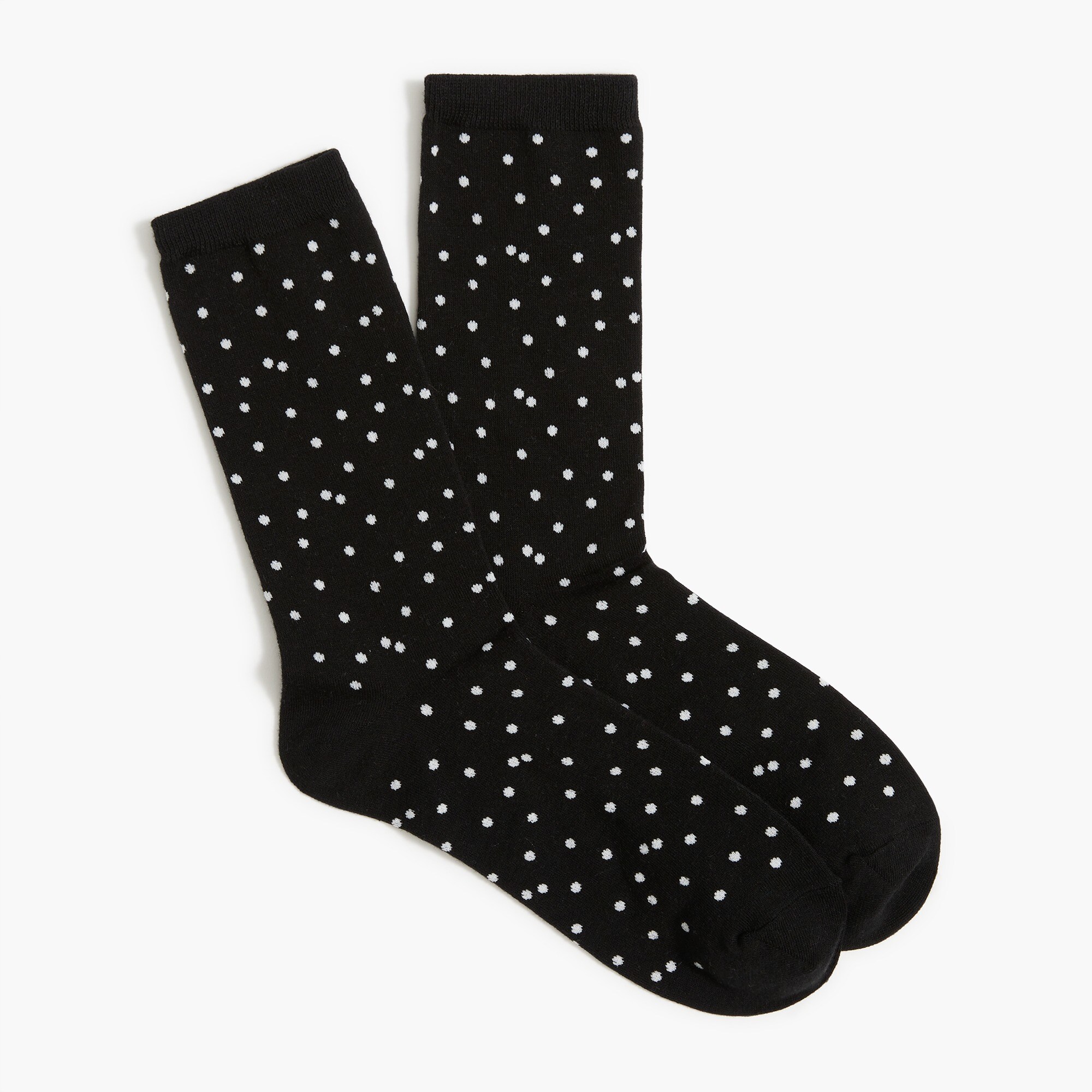 Scattered polka-dot trouser socks