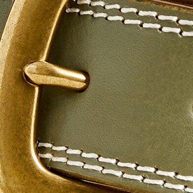 Leather belt with large gold buckle ALMOND BISCOTTI j.crew: leather belt with large gold buckle for women