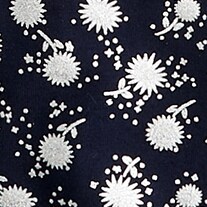 NAVY SILVER FOIL
