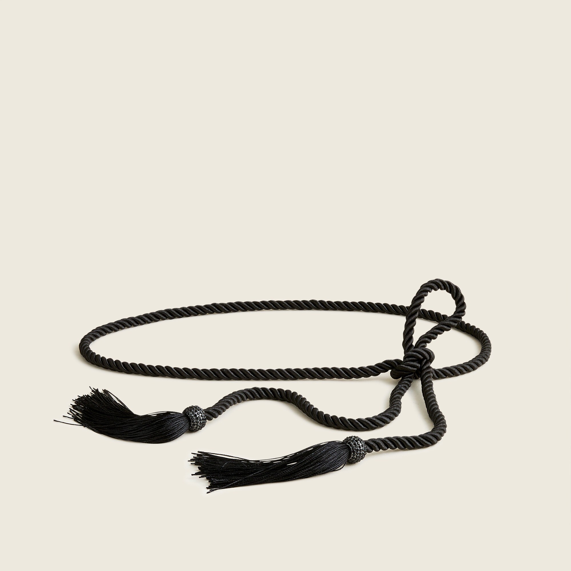 Twisted Satin Rope Belt For Women | J.Crew display picture 3