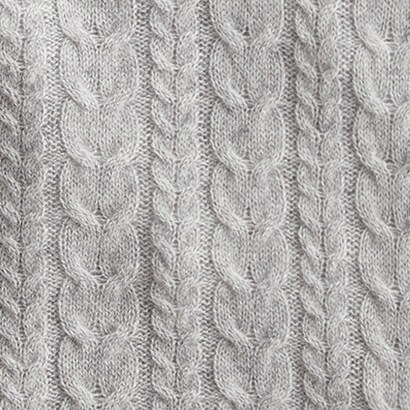 Cashmere cable-knit relaxed  V-neck sweater HTHR MUSLIN j.crew: cashmere cable-knit relaxed  v-neck sweater for women