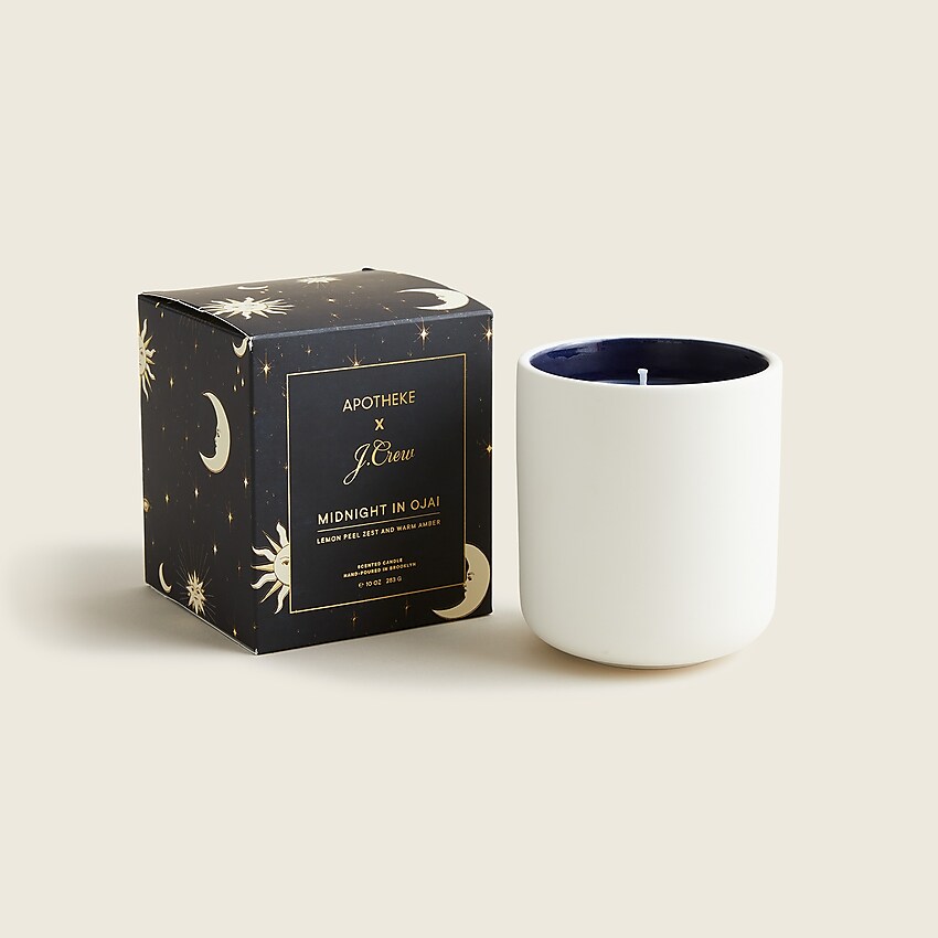j.crew: apotheke x j.crew midnight in ojai candle for women, right side, view zoomed
