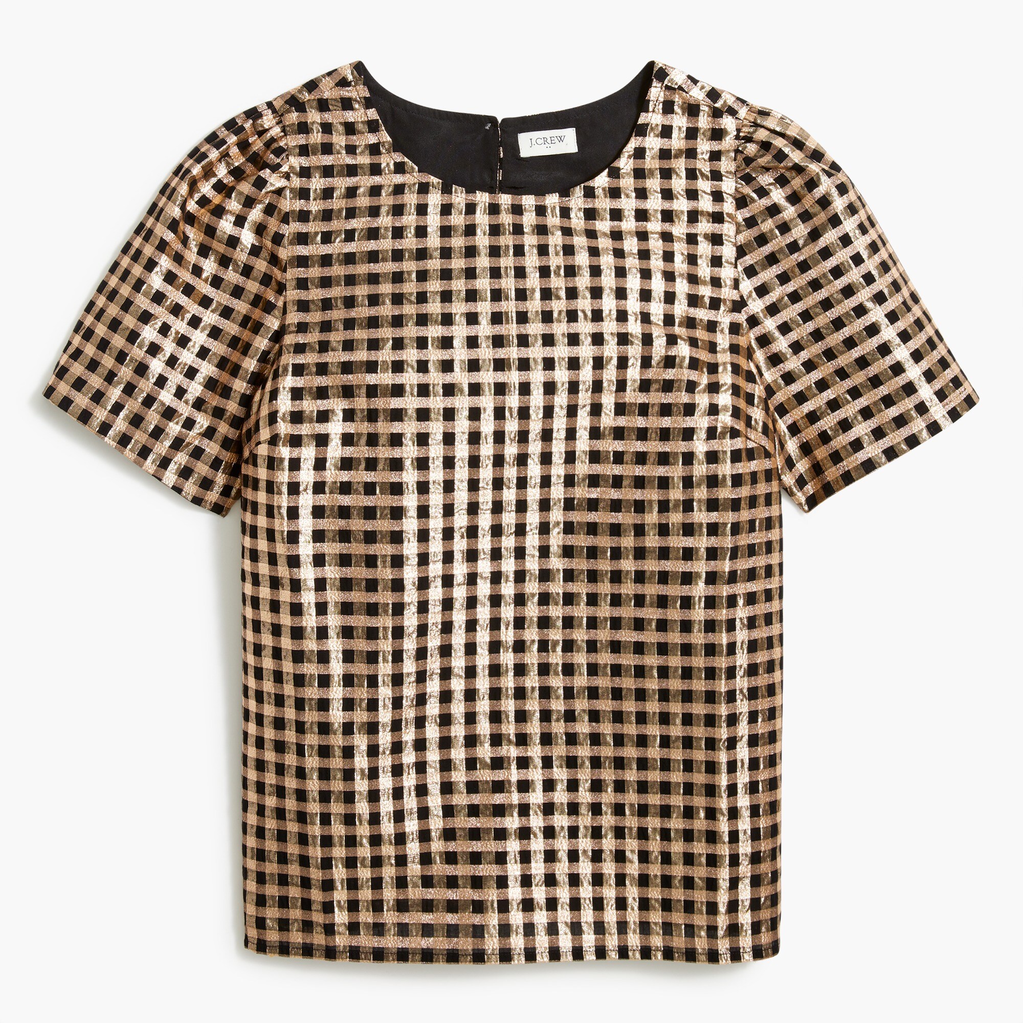 Puff-sleeve top