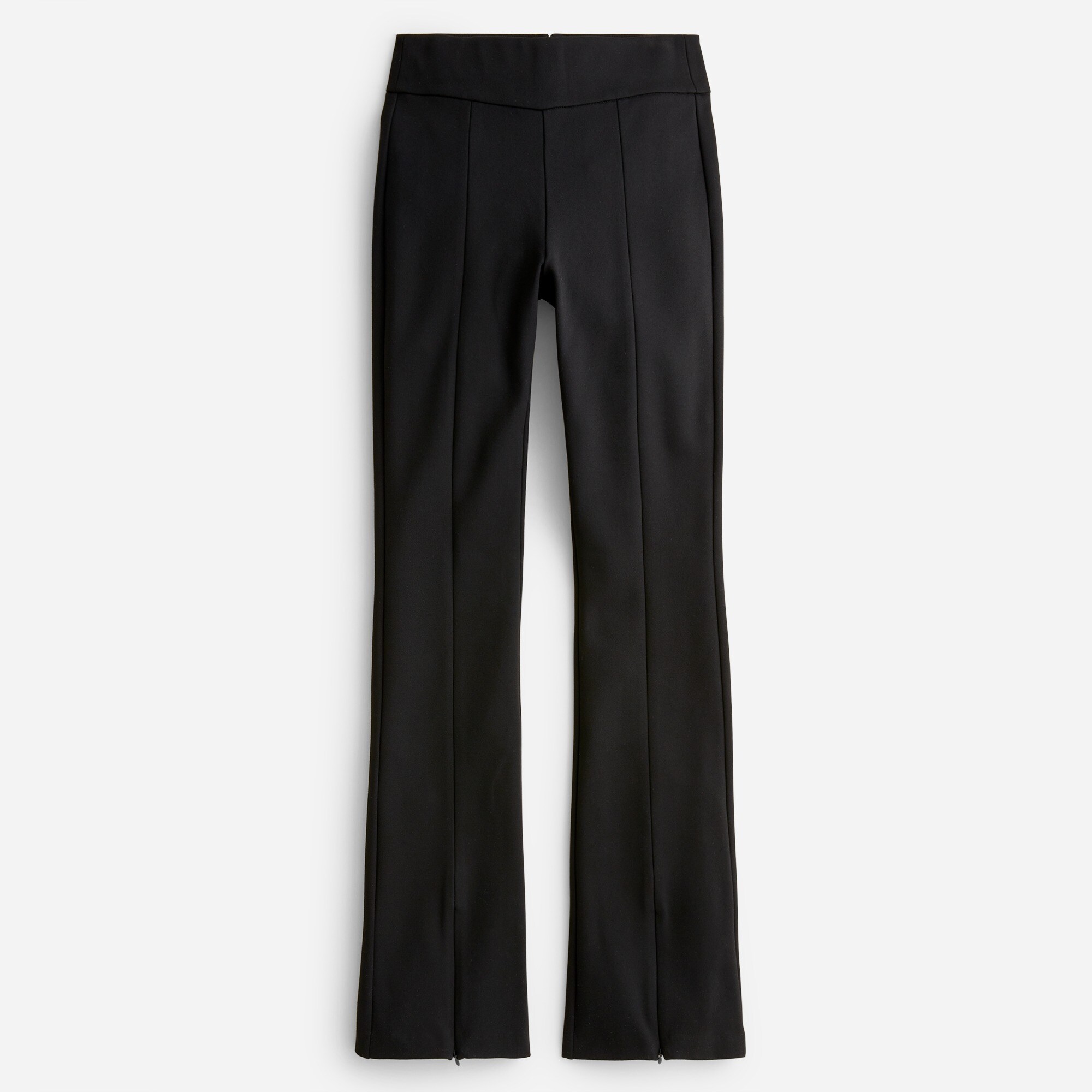Flare-leg trouser in Italian ponte