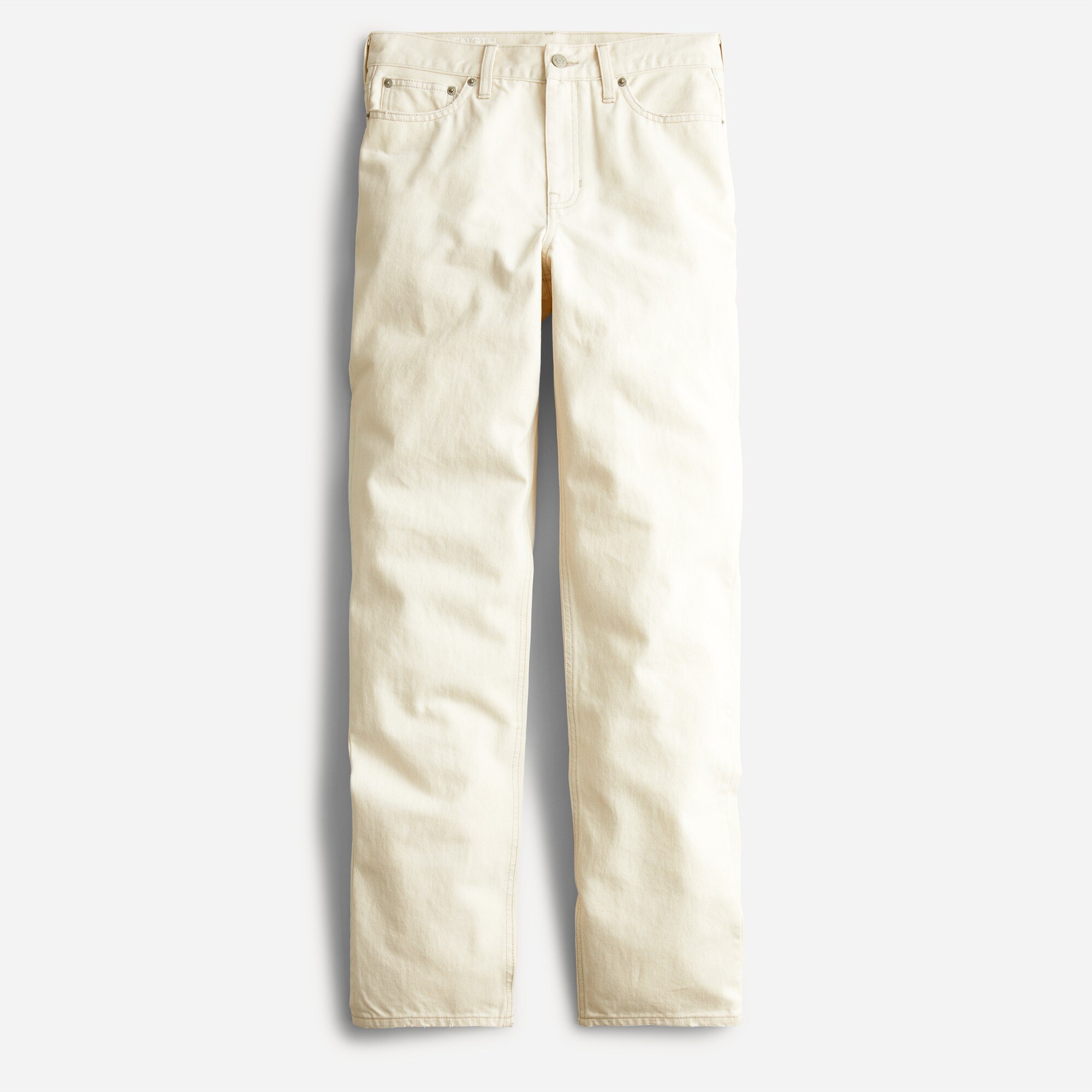 Slouchy boyfriend jean in ecru