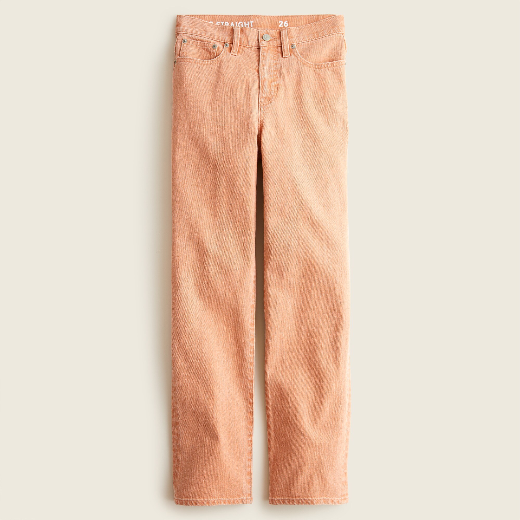 High-rise '90s classic straight jean in Rosebud wash