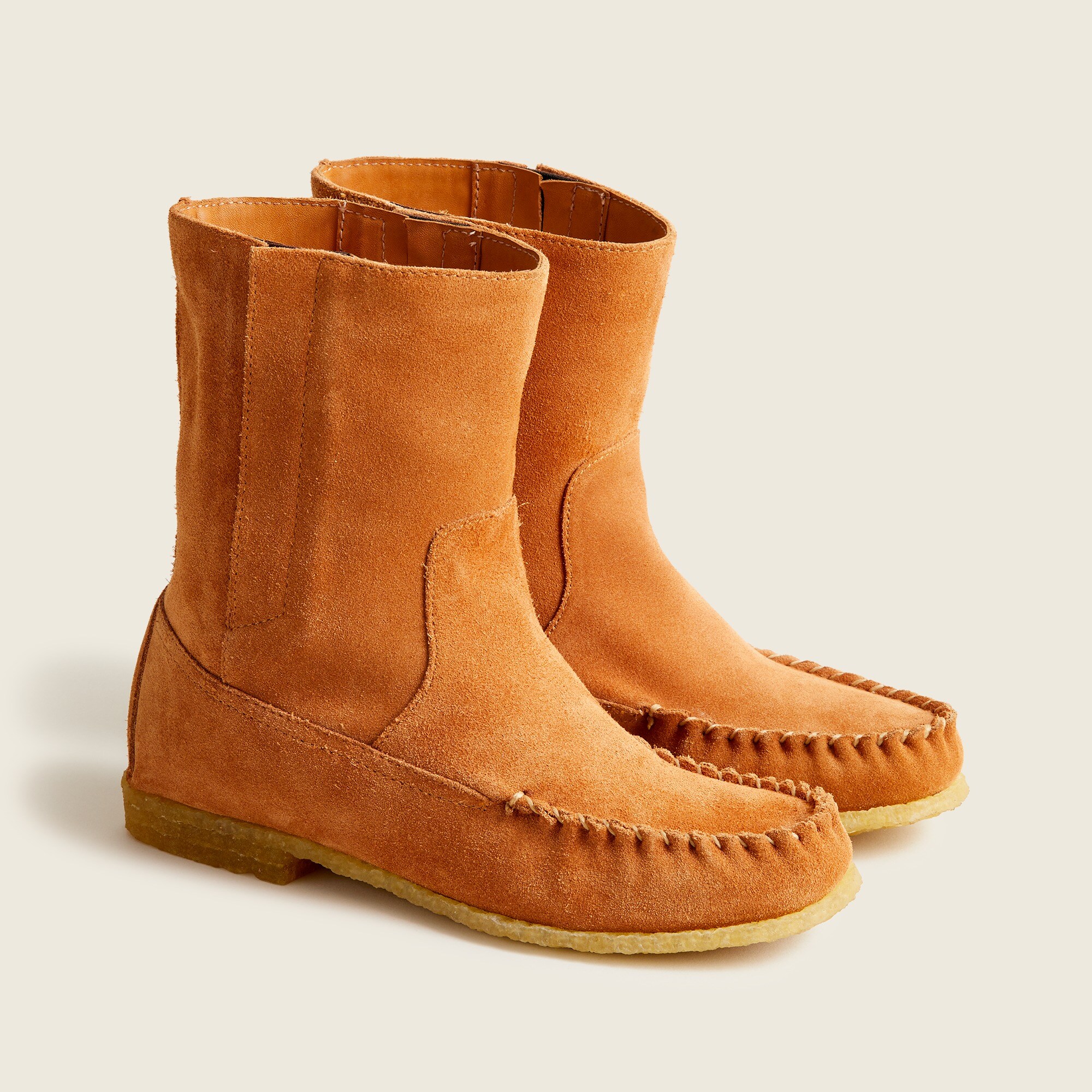 Moc-boots in suede